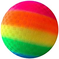spier Bola de juegos de arco iris- 21-5 cm- pelota de juegos arcoíris para niños- pelota de PVC suave- para patio…